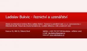 Ladislav Bukvic - řeznictví a uzenářství spol. s.r.o. Železný Brod