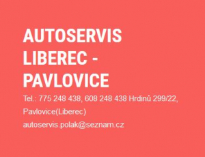 Autoservis Liberec Polák  - opravy vozů a pneuservis, geometrie, autoklimatizace 