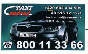 TAXI CENTRAL LIBEREC - taxislužba, transfery, drink servis