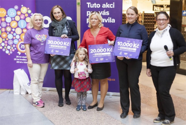 Dva tisíce lidí pomohly Dětskému centru Liberec získat 30 000 Kč na hry od OZP