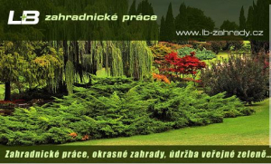L+B zahradnické práce - údržba a realizace zahrad, okrasné zahrady, údržba zeleně, zemní práce Liberec 