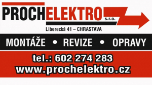 Prochelektro s.r.o. - revize, montáž, opravy, elektromateriál Chrastava