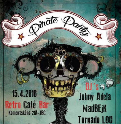 Piráti z Libereckého kraje vítají jaro stylovou Pirate Party