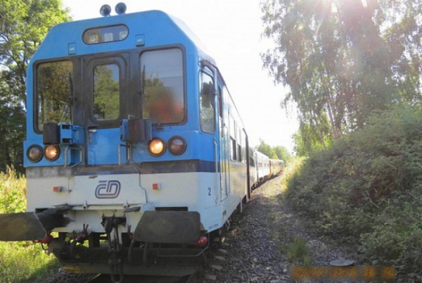 Na Liberecku došlo ke střetu vlaku s osobním vozidlem