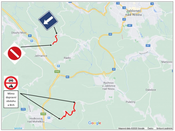 Rekonstrukce křižovatky Rádelský mlýn v Libereckém kraji přinese dopravní omezení 