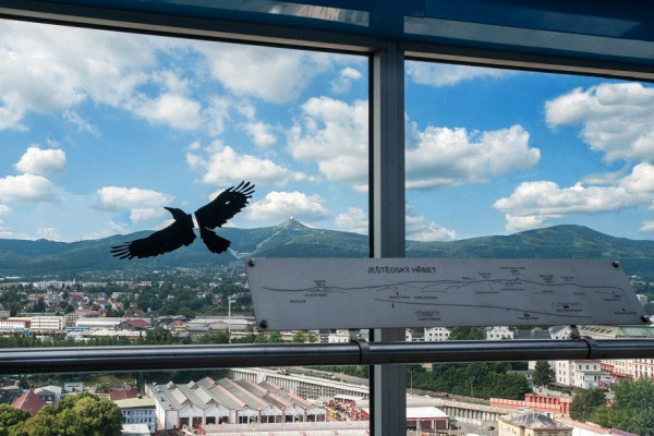 Vyhlídka v 17. patře budovy krajského úřadu Libereckého kraje je opět přístupná pro veřejnost 