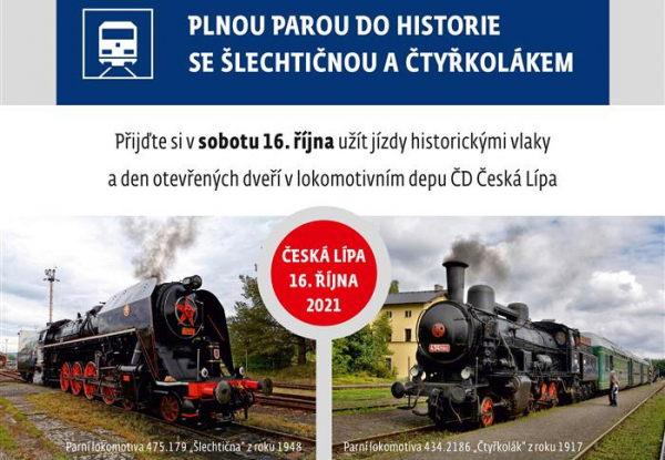 Užijte si řádnou dávku železniční nostalgie na Dni otevřených dveří v českolipském lokomotivním depu