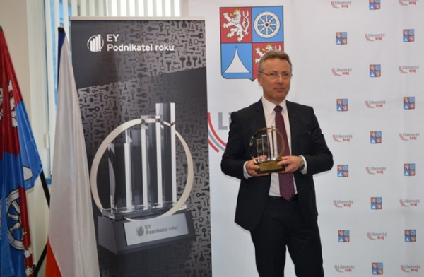 Titul EY Podnikatel roku 2016 Libereckého kraje získal Jiří Opočenský, spolumajitel společnosti TREVOS, a.s.